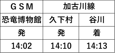 グリーンスローモビリティ運行ダイヤ